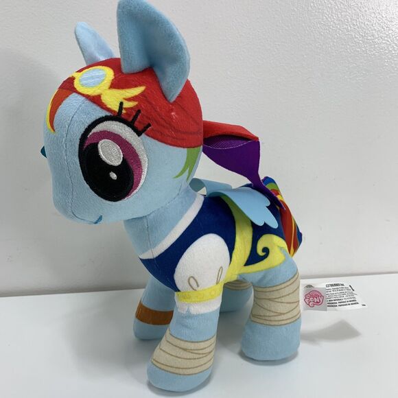 My Little Pony Movie Rainbow Dash Pirate Pony Soft Plush 10" Exclusive Stuffed - Picture 1 of 6